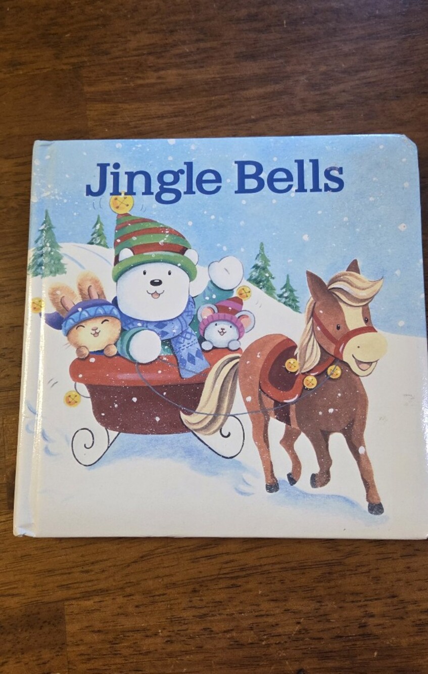 📕5/$10📕 Jingle Bells Christmas Holiday Childrens Board Book Page Publications